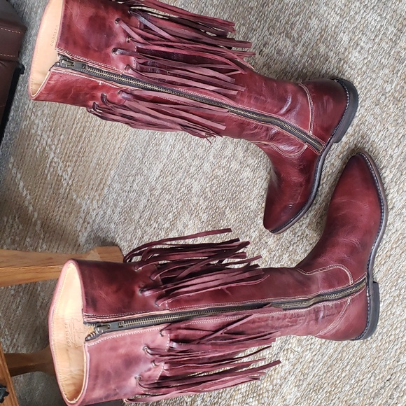 Bedstu leather fringe boots - Picture 10 of 14